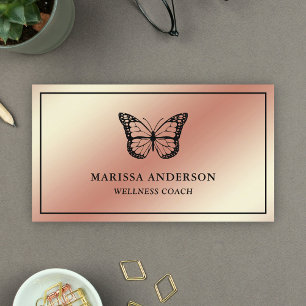 Rose Golden Foil Frische Pasta machen Visitenkarte