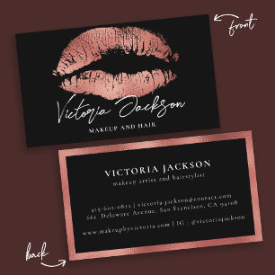 Rose Golden Foil Livio Vacchini Gebäudes Visitenkarte