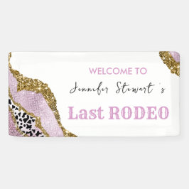Rose Golden funkel Glitzer Disco Bachelorette Banner