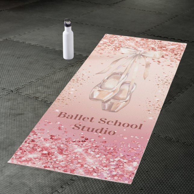 Rose Golden Rosa Glitzer Ballett Tanzschule Studio Yogamatte (Von Creator hochgeladen)