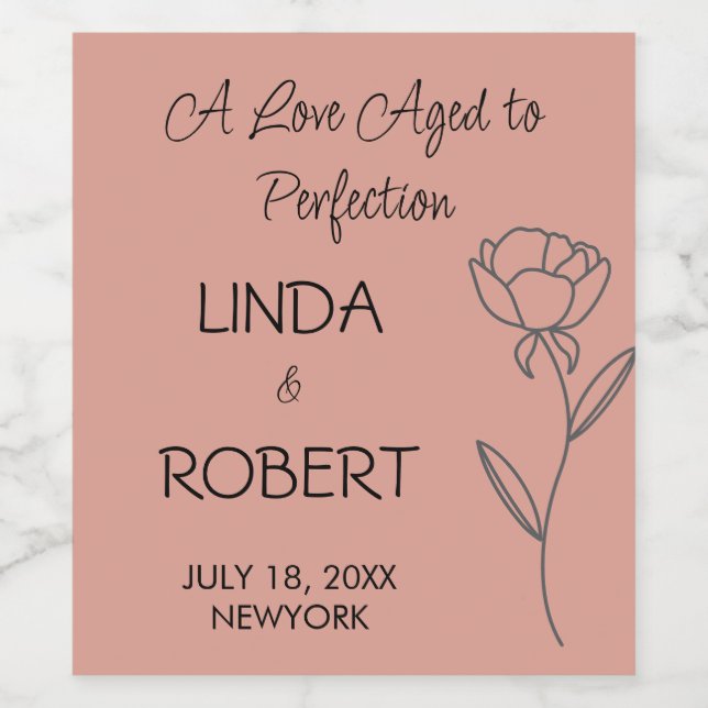 Rose Golden Traumstrecke Airolo - Gletsch Weinetikett (Einzelnes Label)