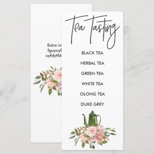 Rose Golden und Blush Bridal Teatro Sociale Bellin Menükarte