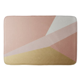 Rose Goldene Stundengeometrie Badematte