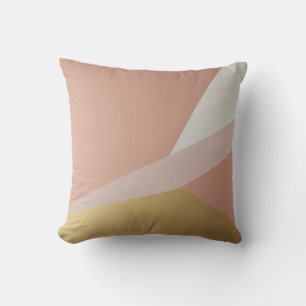 Rose Goldene Stundengeometrie Kissen