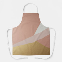 Rose Goldene Stundengeometrie Schürze