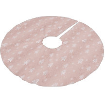 Rose goldenes Weihnachtsbaummuster modern