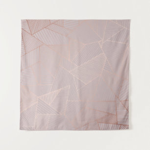Rose goldfarbener Hintergrund, elegant. Wandteppich