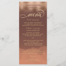 Rose Goldfolie Zimt Wasserfarbe