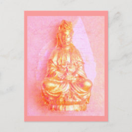 Rose-GoldKwan Yin Postkarte