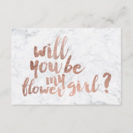 Rose Goldmarmor Blume Mädchen