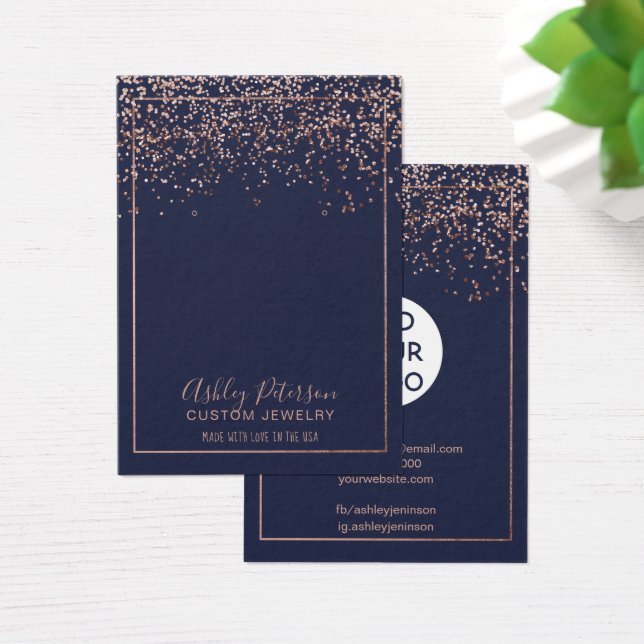 Rose Goldmedaille Logo Schmuck Ohrring-Anzeige (Schreibtisch)