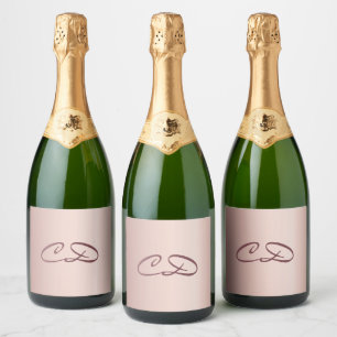 Rose Goldmonogramm der Geburtstagspartei