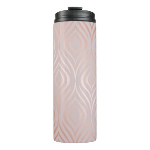 Rose Goldpfauenfedern, Vintag Thermosbecher