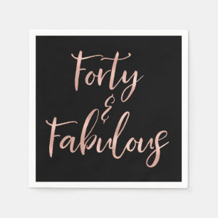 Rose-Goldschmied 40 und Fabulous Serviette