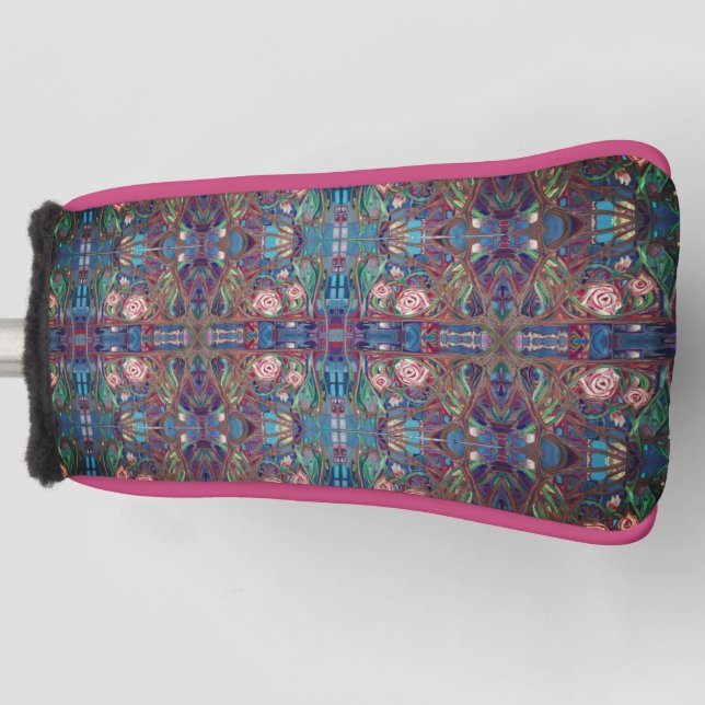 Rose Golf Headcover (Vorderseite)