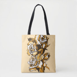 Rose, grafische Blumenkunst, blühende Blume der Ro