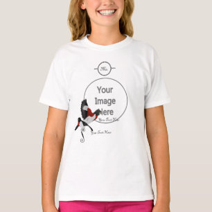 Rose Grosbeak Kardinal Bird gezüchtet T-Shirt