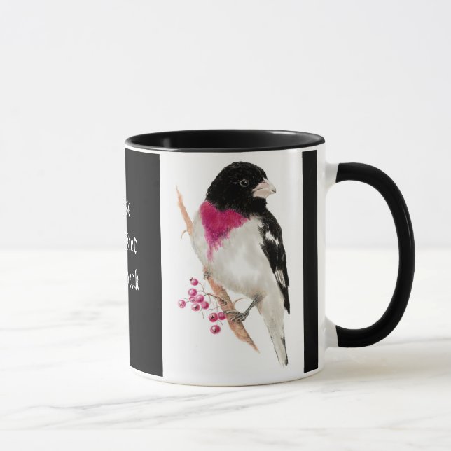 Rose Grosbeak, Vogel, Natur, Tasse (Rechts)