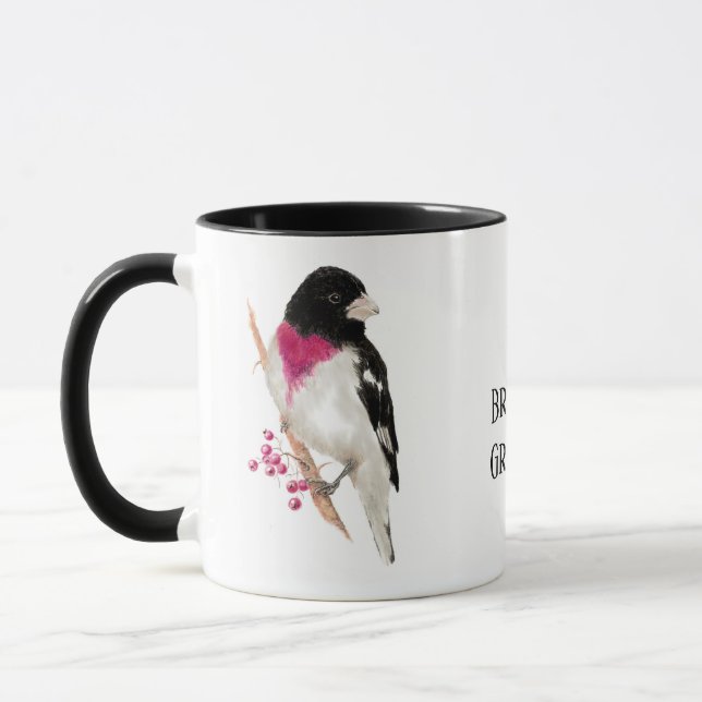 Rose Grosbeak, Vogel, Natur, Tasse (Links)