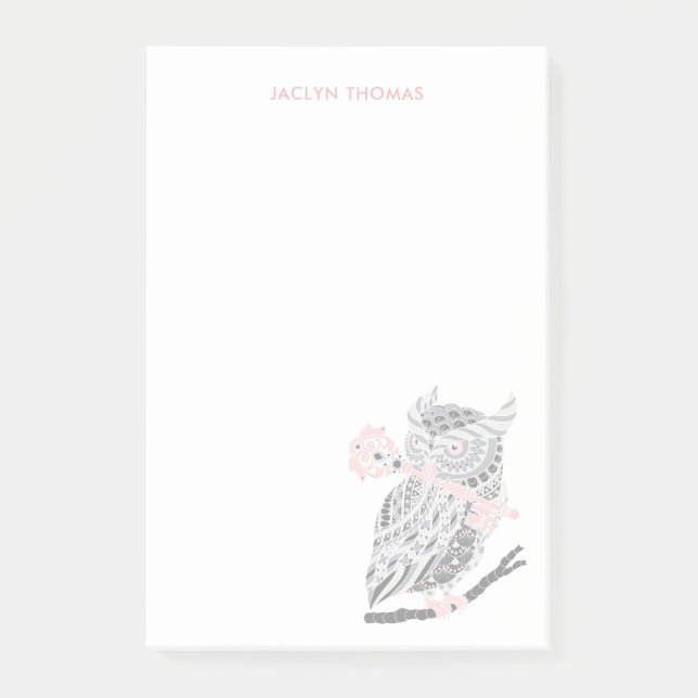 Rose Große Hornhaut Personalisiert Post-it-Notizen Post-it Klebezettel (Vorderseite)