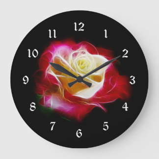 Rose Große Wanduhr