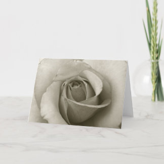 Rose Grußkarte Karte