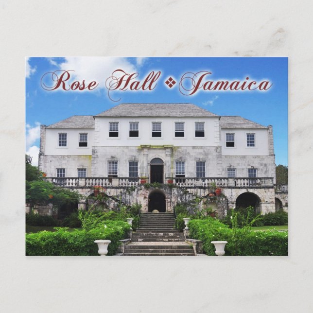 Rose Hall Great House, St. James, Jamaika Postkarte (Vorderseite)