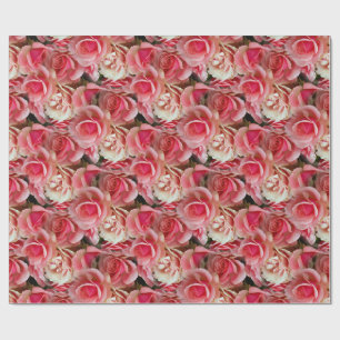 Rose halten gegeneinander geschenkpapier