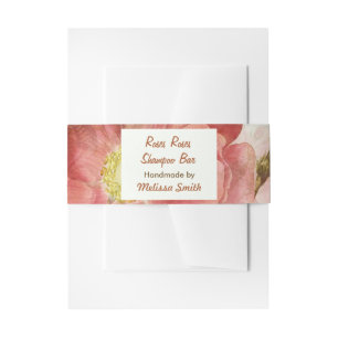 Rose Handgemachte Shampoo Bar Soap Band Wrap