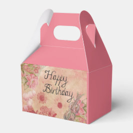 Rose Happy Birthday Gefallen Box Floral Music Desi Geschenkschachtel