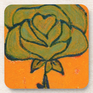 "Rose Heart #9" Set "Floral Untersetzer" Untersetzer