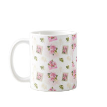 Rose Heart Name Mug – Classic Floral Gift