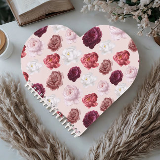 Rose Heart Notebook - Ein wahrer Geist Notizbuch