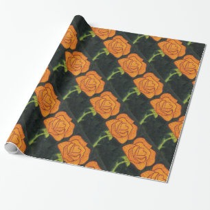 "Rose Herz #2" Blumengartenpapier Geschenkpapier