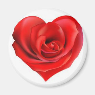 Rose Herz der Liebe Magnet