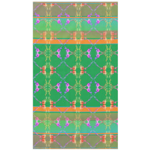 Rose Herz Fabergè-like Apricot & Green Tablecloth Tischdecke