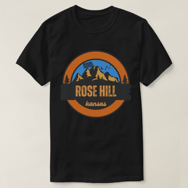Rose Hill, Kansas T-Shirt (Design vorne)