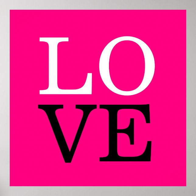 Rose Hintergrund Liebe Hochzeit Poster (Vorne)