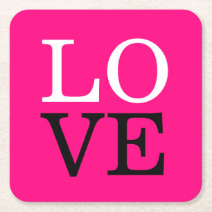 Rose Hintergrund Liebe Hochzeit Rechteckiger Pappuntersetzer