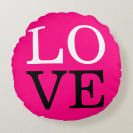 Rose Hintergrund Liebe Hochzeit Rundes Kissen