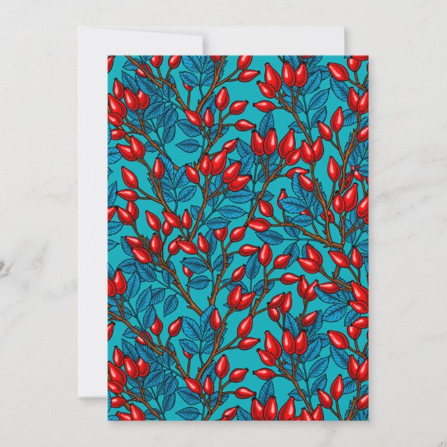 Rose hips, red and blue (Vorderseite)