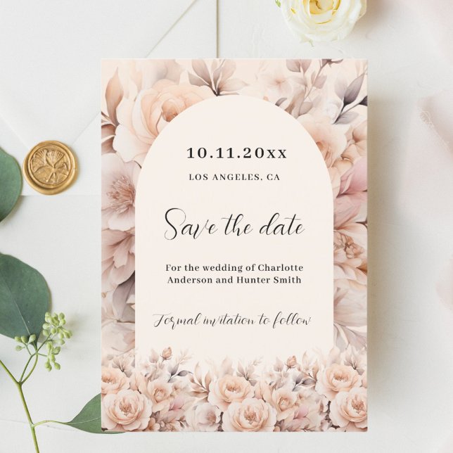 Rose-Hochzeit Save The Date (Von Creator hochgeladen)