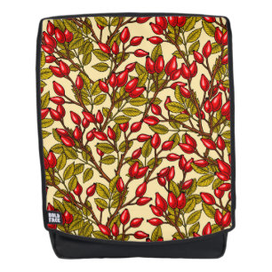 Rose Hüften, rot, grün, gelb Rucksack