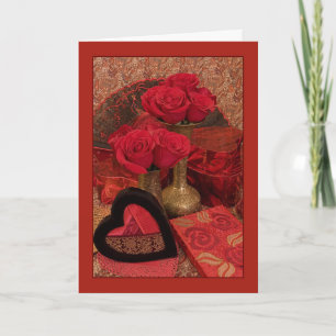 Rose II Feiertagskarte
