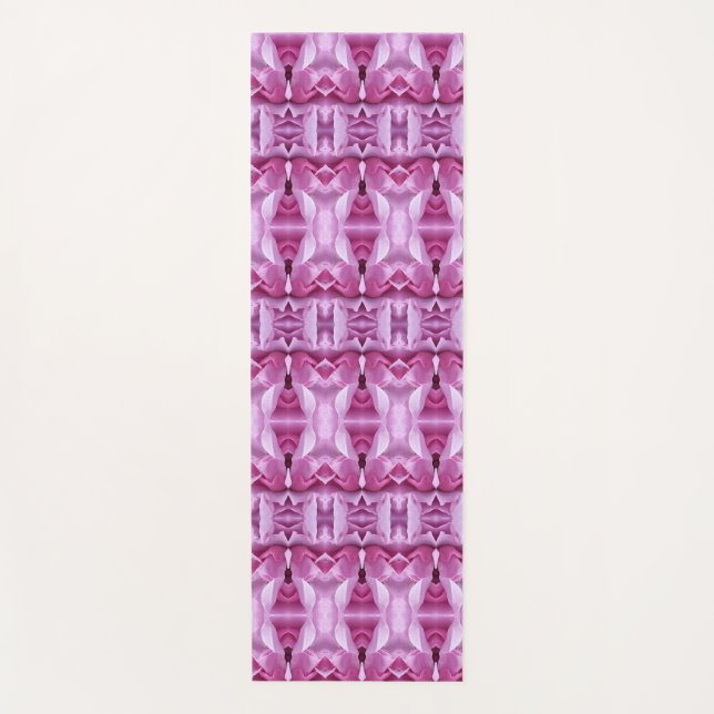 Rose Ikat 2 Yogamatte (Vorderseite)