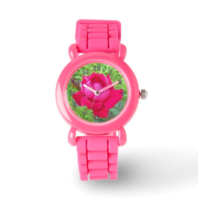 Rose im Blut Armbanduhr (Vorderseite)