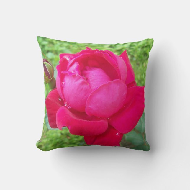 Rose im Blut Kissen (Vorderseite)