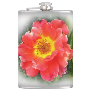 Rose im Herbst Flachmann