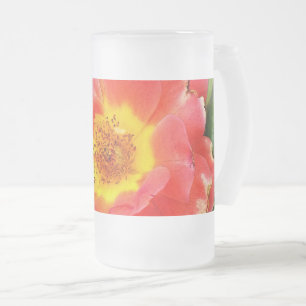 Rose im Herbst Mattglas Bierglas