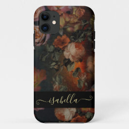 Rose im Herbst Vintage Farben Botanischer Garten F Case-Mate iPhone Hülle